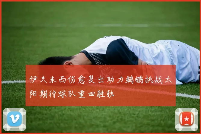 伊夫米西伤愈复出助力鹈鹕挑战太阳期待球队重回胜轨